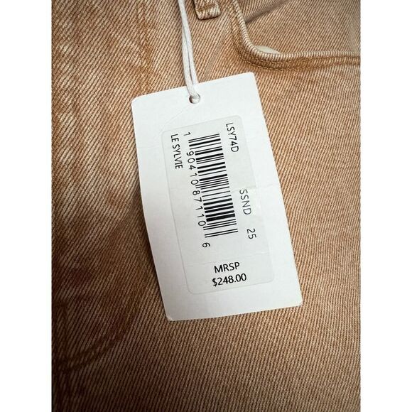 FRAME Le Sylvie Slender Straight Jeans NWT Sz. 25 - Picture 7 of 7